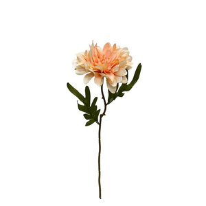 Artificial Flowers And Plants: Artificial Flower - Dahlia - Apricot