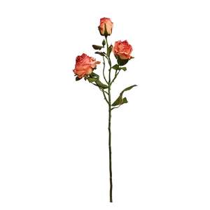 Artificial Flower - Harvest Rose - Spiced Coral