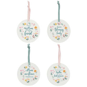 Mothers Day: Botanical Ceramic Sign