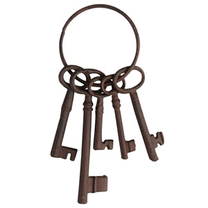 Gift: Cast Iron - Key Ring 5pc