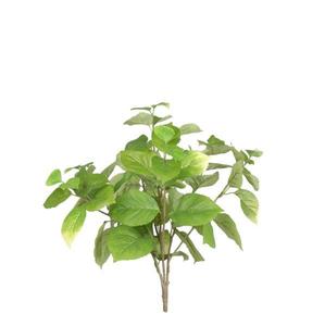 Artificial Flowers And Plants: Artificial Flower - Hydrangea Leaf Bush - Green
