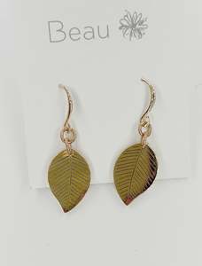 Earrings - Gold Leaf