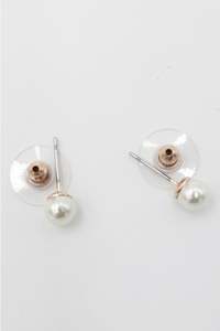 Earrings - Ballerina Glass Pearl Stud - Small
