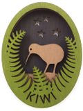Wood Cut Oval Magnet