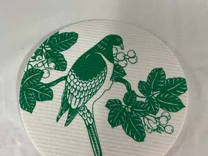 Home: Swedish Dishcloth - Kereru & Puriri