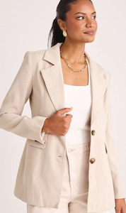 Blazer: Zest Cinched Waist Blazer