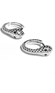 Jewellery: Snake Huggies | Silver