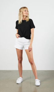 Et Alia: Twist Tee | Black