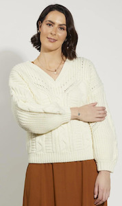 Overs Jumper | Cream