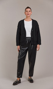 Cardigan: Katana Cardigan | Black