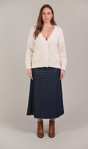 Katana Cardigan | Ecru