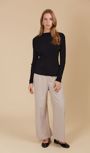 Knitwear: Juno Knit Top | Onyx