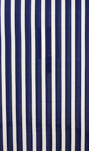All In Stock: Cocoon Dress | Navy Stripe