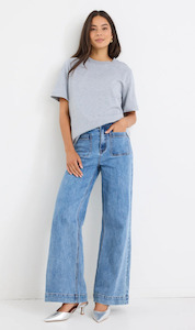 Jeans: Zoey Wide Leg Jeans