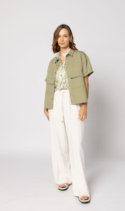 Drama The Label: Over The Top Shirt | Khaki