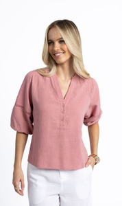 Blouse: Nixie Blouse | Rose