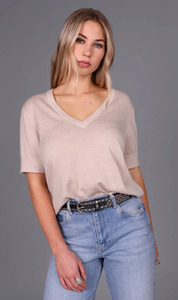 V Neck Merino Classic Tee