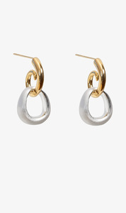 Jewellery: Contrast Drop Eaaring