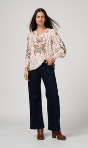 All In Stock: Antoinette Blouse Bone - Multi
