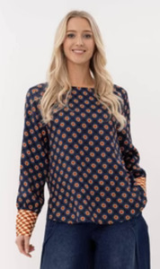 All In Stock: Finley top Geo Flora