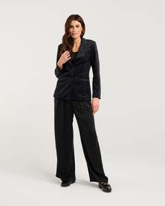 Blazer: Teddy Velvet Blazer