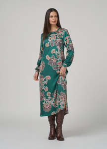 Dresses: Versailles Dress | Evergreen Multi