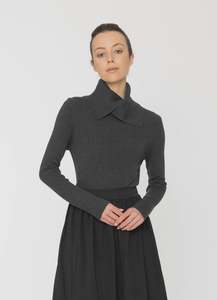 Tops: Faye Top | Charcoal