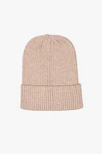 Ribbed Beanie | Oat