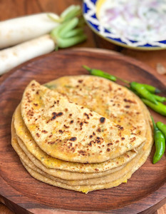 Paneer Paratha - Curry Guru Tweed Street