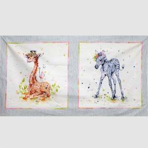 Craft Cotton Fabric: Little Darlings Safari Panel