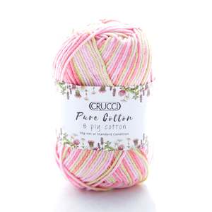 Yarn: Pure Cotton 8 Ply Variegated