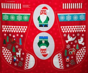 Christmas Panels: Hygge Glow Stocking - Large