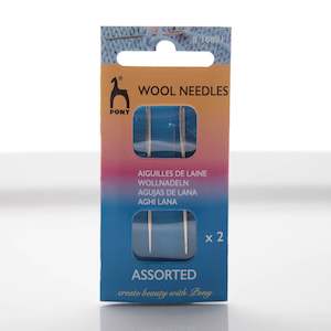 Knitting Crochet Accessories: Wool Needles x 2