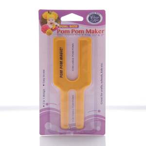 Knitting Crochet Accessories: Pom Pom Maker - Dual Size