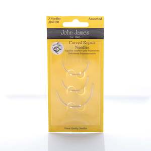 Hand Sewing Needles: Curved Repair Needles