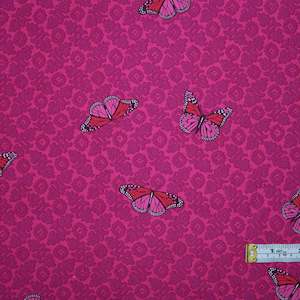 Butterflies: Sun Prints - Camouflage Magenta
