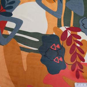 Polyester: Chiffon - Tropical Abstract