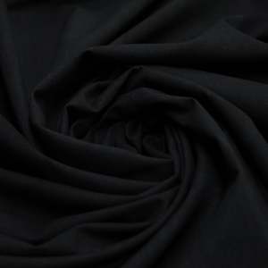 Cotton Linen Fabric - Black
