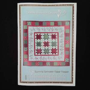 Christmas Crafting: Lynette Anderson Designs - Running Reindeer Table Topper Pattern