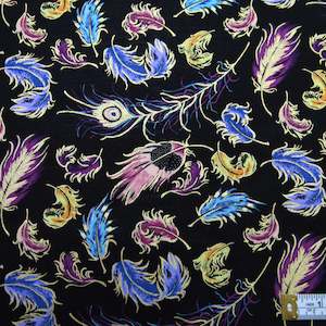 Fabric Black: Parvati Cotton Fabric