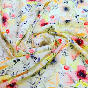 Fabric Yellow: Chloe Cotton fabric