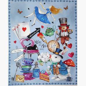 Craft Cotton Fabrics New Arrivals: Alice in Wonderland - Panel