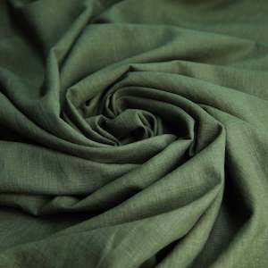 Fabric Green: Jillian Linen Olive