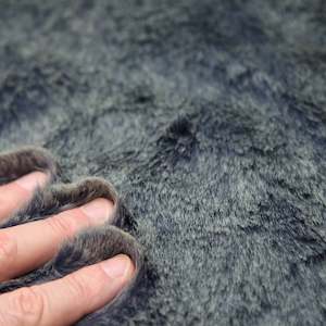 Faux Fur Squares - Pale Blue