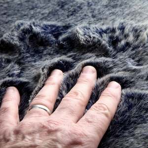 Fabric: Faux Fur - Navy