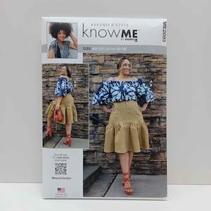 Mccalls Patterns Tops: ME2093 Misses and Womens Top and Skirt