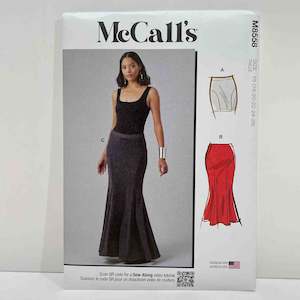 Mccalls Patterns Bottoms: M8558 Misses Knit Skirts