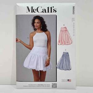 Mccalls Patterns Bottoms: M8583 Misses Skirts