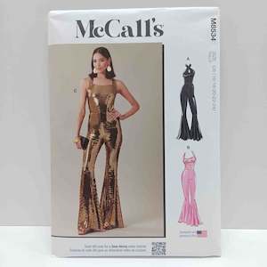 Mccalls Patterns Bottoms: M8534 Misses Knit Jumpsuit