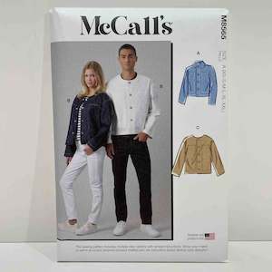 Mccalls Patterns New Arrivals: M8565 Unisex Jacket